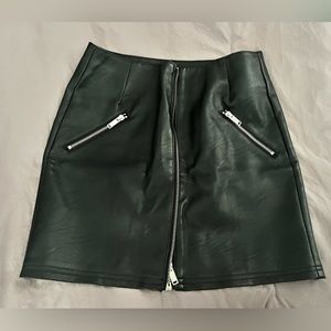 Leather skirt